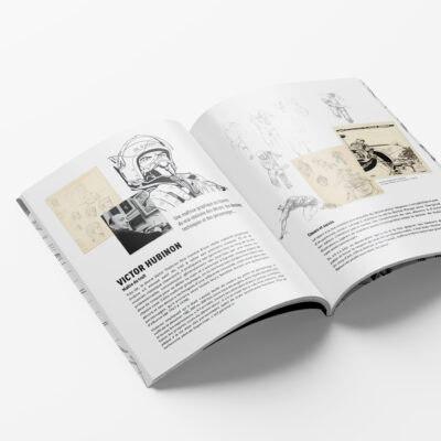 Pages intérieures de la brochure incluse dans la Box Buck Danny Art Strips