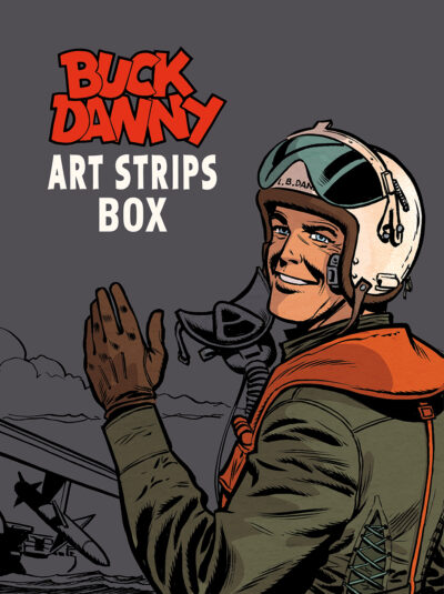 Couverture de la brochure incluse dans la Box Buck Danny Art Strips