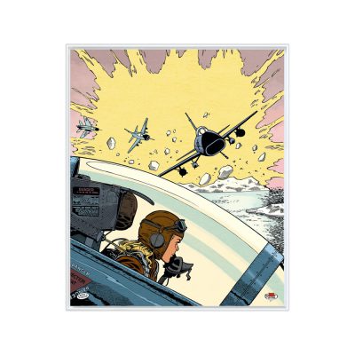 Buck Danny Art Strips - Lady X - Caisse américaine blanche