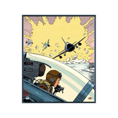 Buck Danny Art Strips - Lady X - Caisse américaine noire