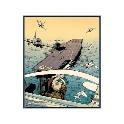 Buck Danny Art Strips - S.O.S. soucoupes volantes - Caisse américaine noire Buck Danny Art Strips - S.O.S. soucoupes volantes - Caisse américaine noire