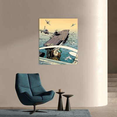 Buck Danny Art Strips - S.O.S. soucoupes volantes - Dibond sur plexiglas 120x100 Buck Danny Art Strips - S.O.S. soucoupes volantes - Dibond sur plexiglas 120x100