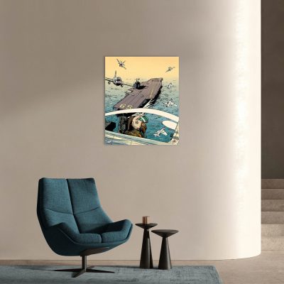 Buck Danny Art Strips - S.O.S. soucoupes volantes - Dibond sur plexiglas 95x80 Buck Danny Art Strips - S.O.S. soucoupes volantes - Dibond sur plexiglas 95x80