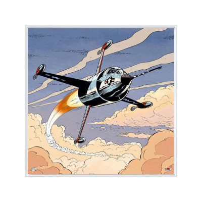 Buck Danny Art Strips - Un prototype a disparu - Caisse américaine blanche