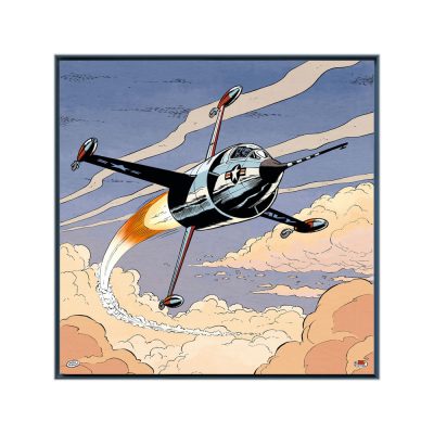 Buck Danny Art Strips - Un prototype a disparu - Caisse américaine noire