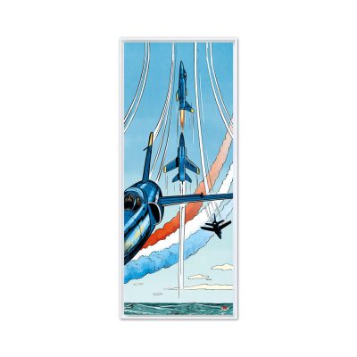 Buck Danny Art Strips - Les anges bleus - Caisse américaine blanche