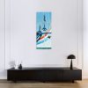 Buck Danny Art Strips - Les anges bleus - Dibond sur plexiglas 150x60